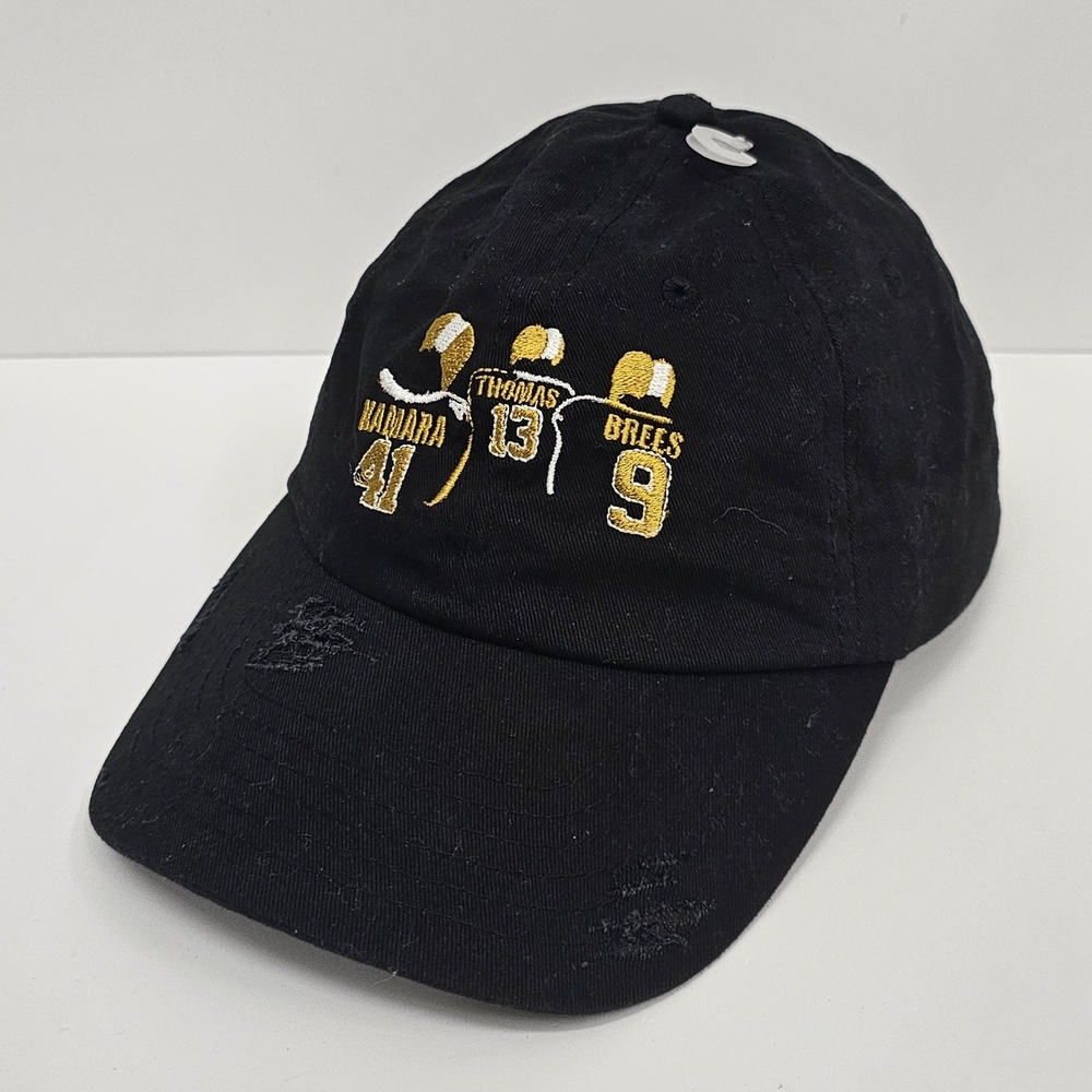 New Orleans Saints Drew Brees, Alvin Kamara, Michael Thomas Dad Hat, Distressed